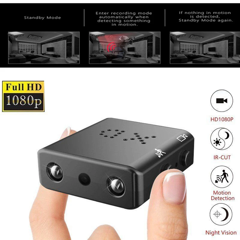 4K Полный HD1080P Мини IP Камера XD WiFi Ночное видение IR-CUT Обнаружение движения Безопасность HD Видеорегистратор Поддержка Скрытой TF-карты.
