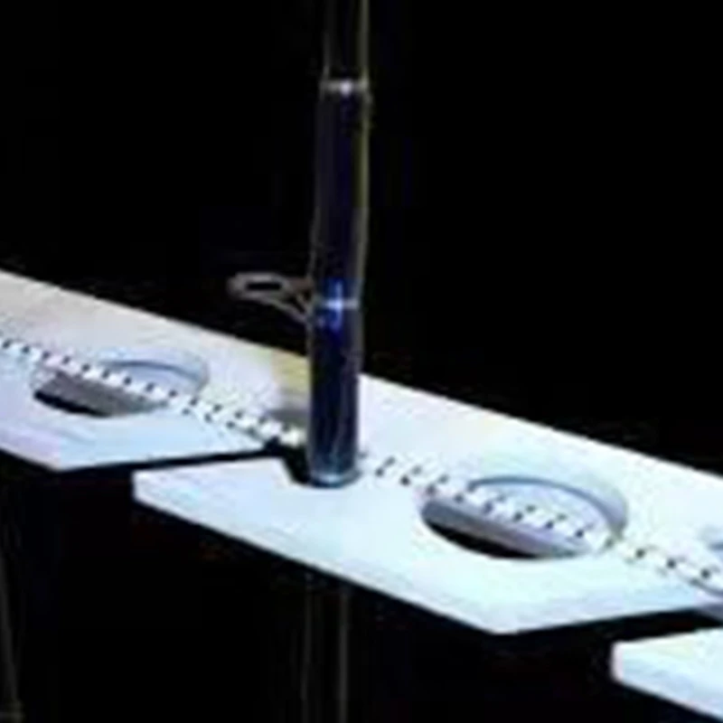 Горизонтальный держатель для удочки на 10 удочек настенная стойка гаража стены