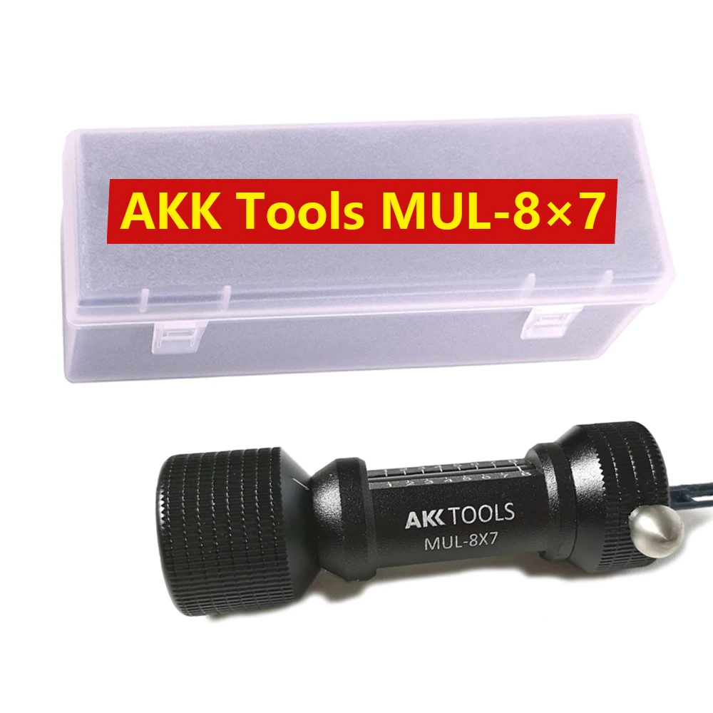 

AKK Tools Mul 8×7 Flat Tooth Locksmith Tool for 8/7 tooth Flat Key Lock