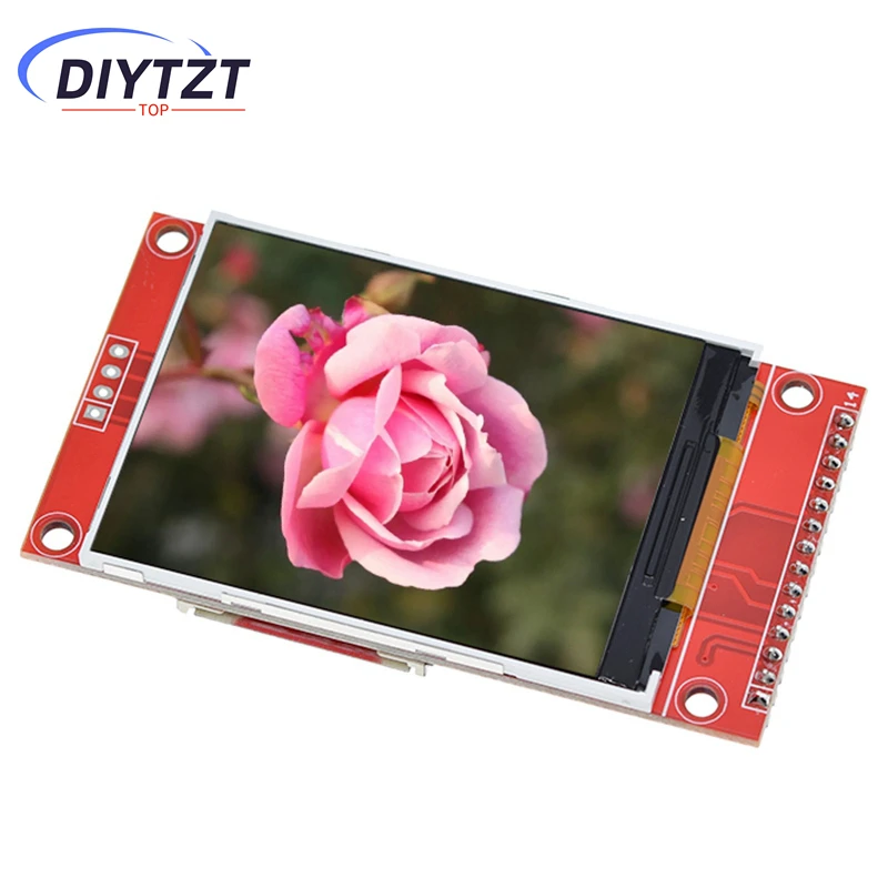 ЖК-модуль последовательного порта DIYTZT 5 В/3 3 В адаптер Micro SD карта ILI9341/ST7789V