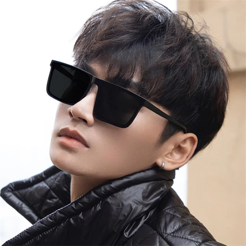 New Square Sunglasses Men Black Eyewear Square PC Lens Shades Oculos Eyeglasses Male Sun Glasses Gafas New Square Sunglasses Men Black Eyewear Square PC Lens Shades Oculos Eyeglasses Male Sun Glasses Gafas