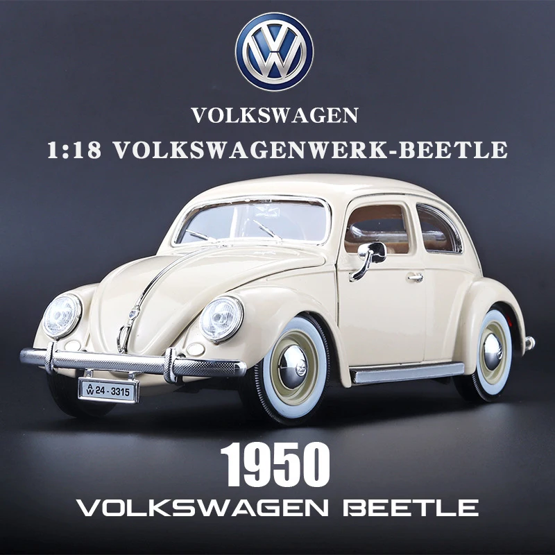 

Модель автомобиля из металлического сплава в стиле ретро, 1:18