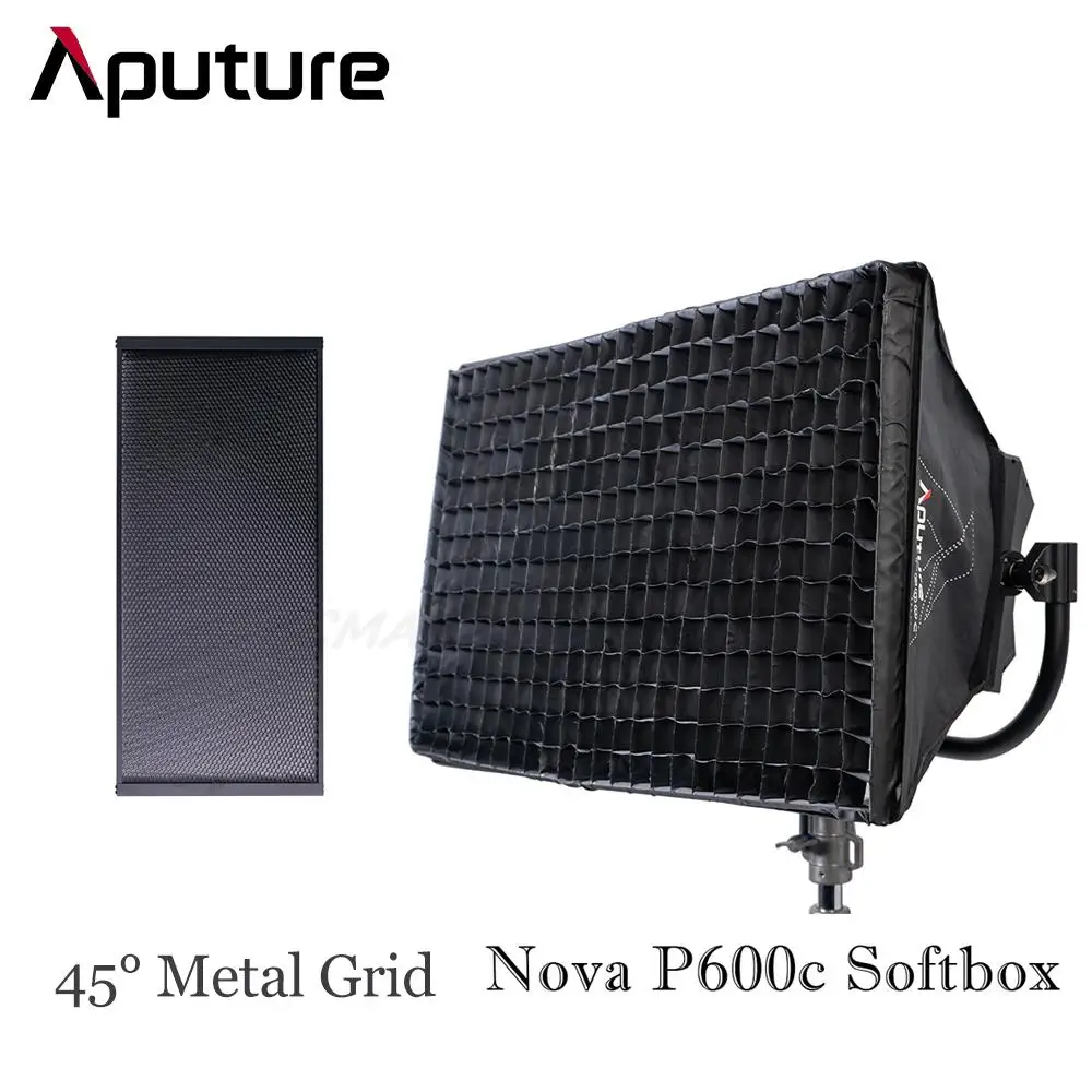 

Aputure Nova P600c Softbox 45 ° металлическая сетка-модификаторы аксессуары для Aputure Nova P600c RGBWW полноцветная светодиодная панель Viedo Light