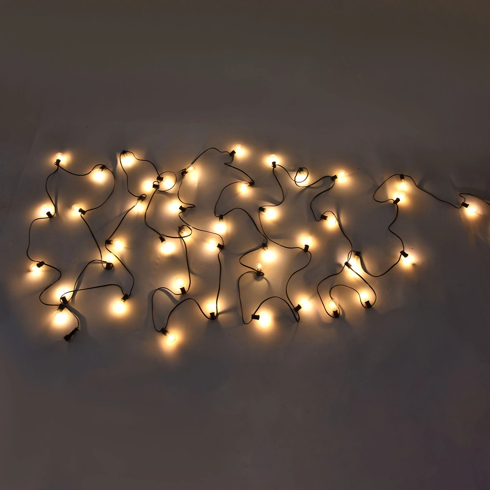 G40 50LED Ball Light String IP45 Водонепроницаемый Открытый Сад Внутренний двор Газон