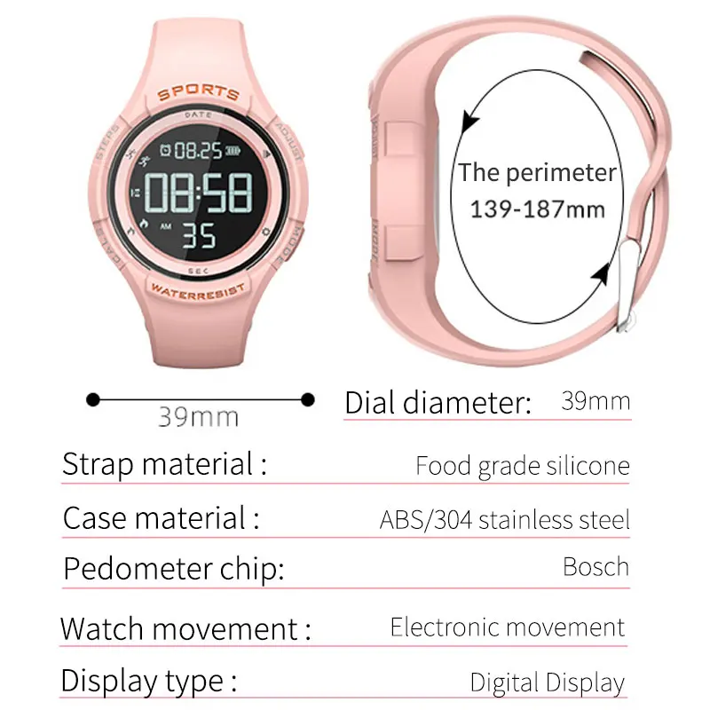 Multifunctional Smart Watch Men Women Electronic Waterproof Wrist Watch LED Digital Swim Sport Clock Reloj Mujer