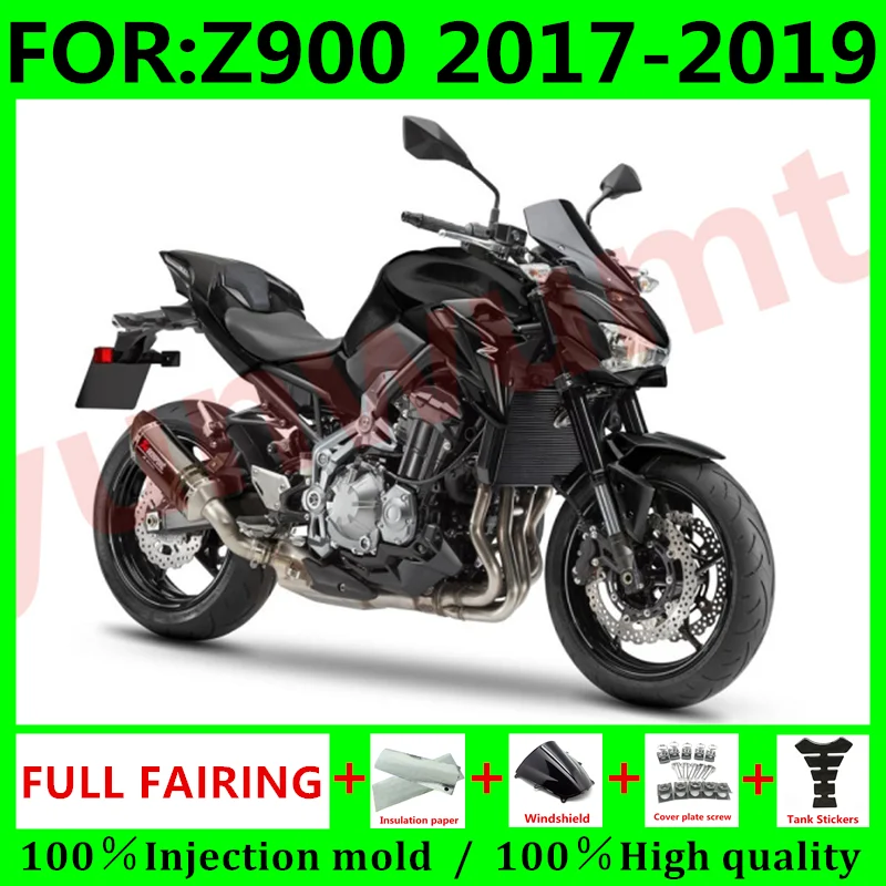 

Новый комплект обтекателей для мотоцикла ABS, подходит для Z900 Z ER ZR 900 ZR900 ER900 2017 2018 2019 детали кузова, черный