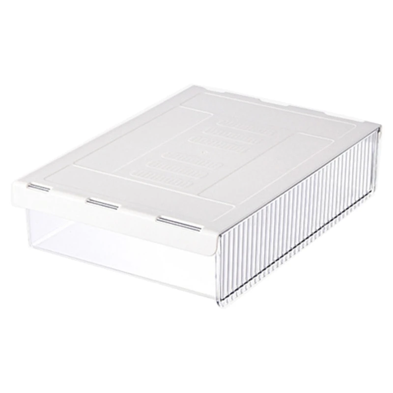 

OFBK Under Desk Drawer Organizers Self Adhesive Desktop Slide Out Desk Drawer Workspaces Organizers for Home