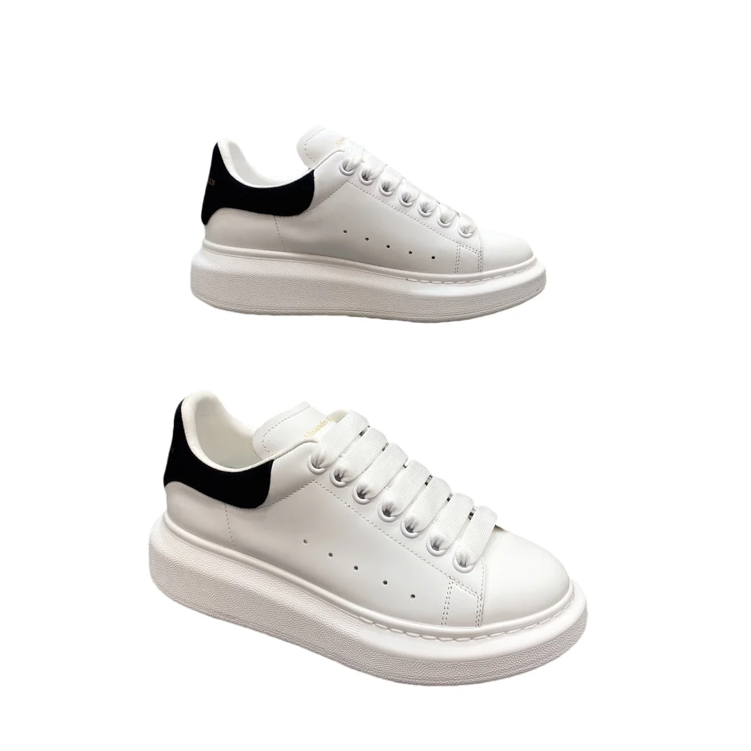 Мужские повседневные кроссовки высокого качества из натуральной кожи женские