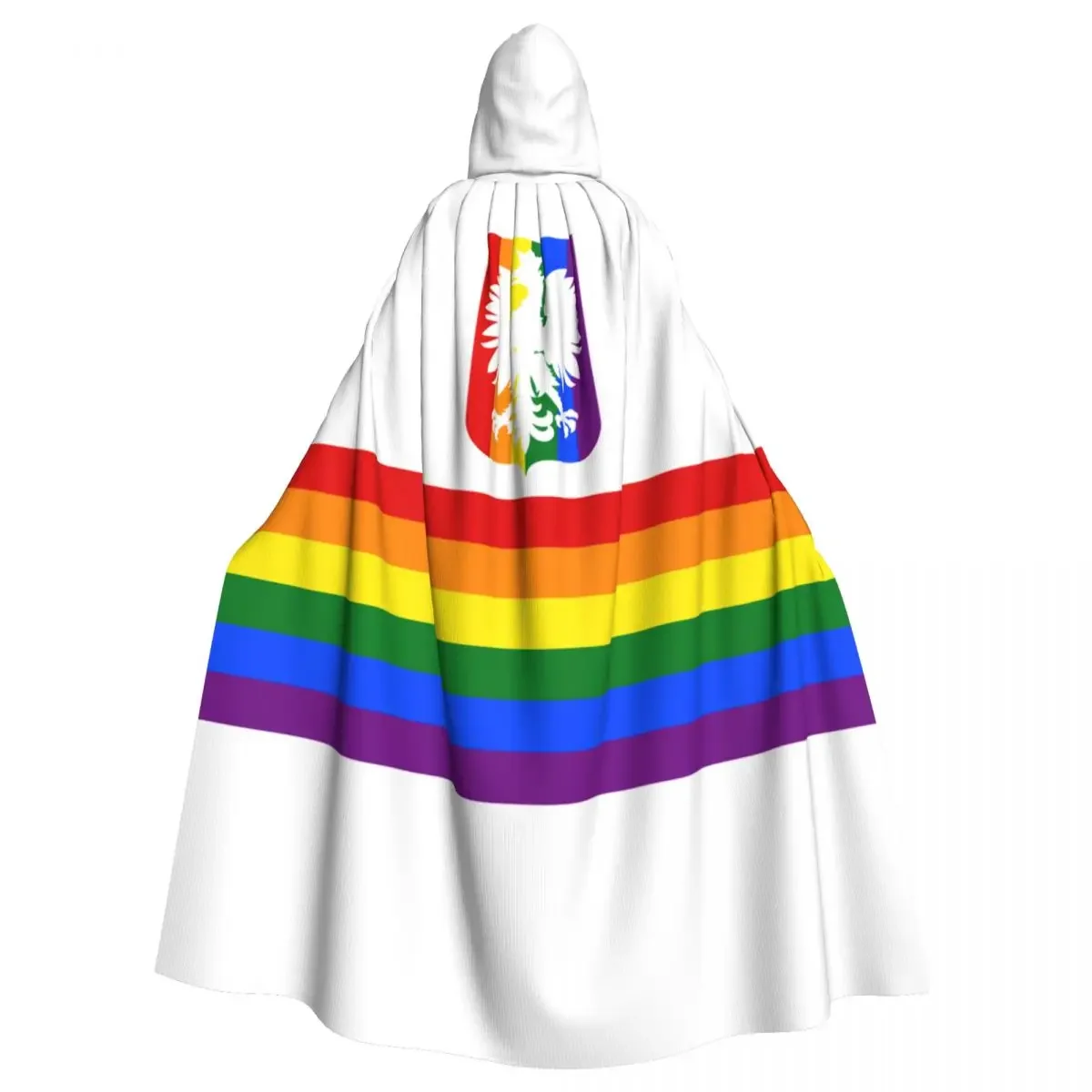 Накидка унисекс с капюшоном и флагом Польши