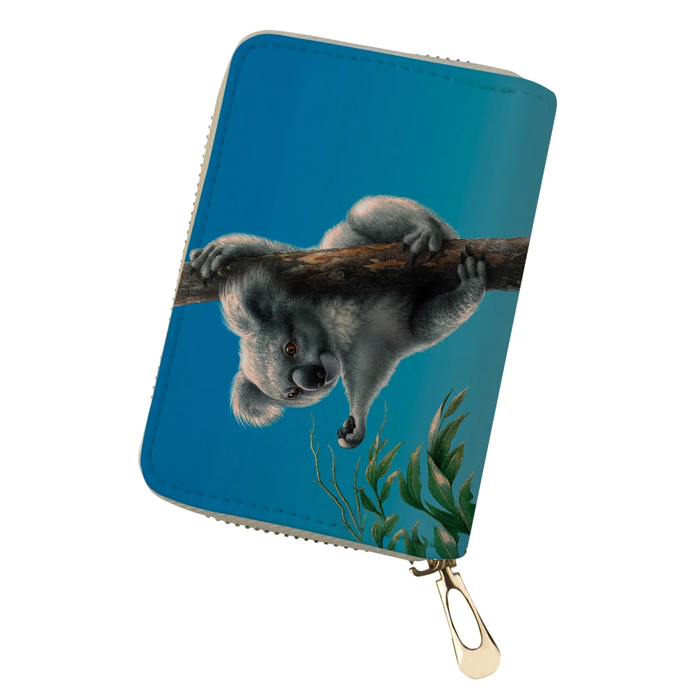 ADVOCATOR Koala Pattern Women's Card Bag Travel Card Case Cover Women Clutch PU Leather Custom Bag Pouch Tarjetero Free Shipping