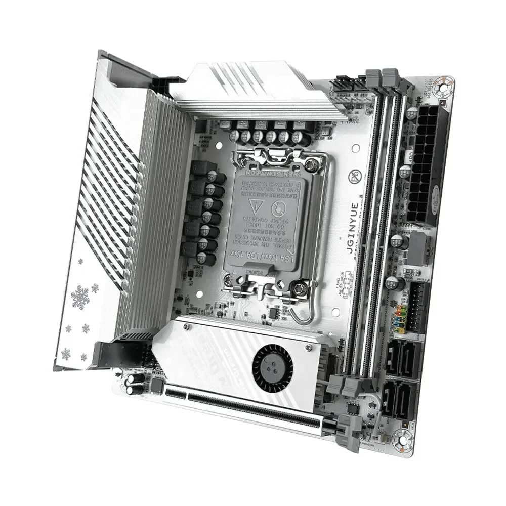 Материнская плата JGINYUE B760i LGA 1700 поддержка Intel Core i3/i5/i7/i9 12-я 13-я память DDR4 новый