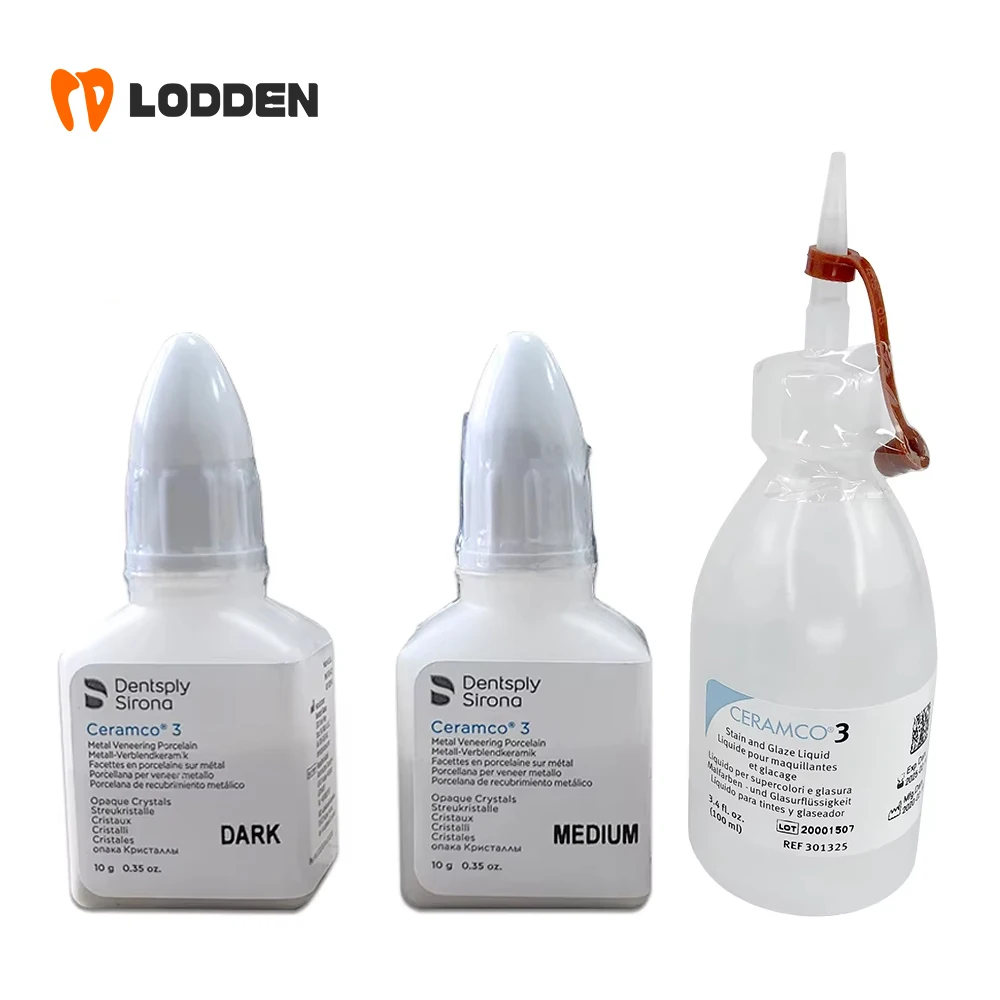 Dentsply Sirona Dental Ceramco 3 непрозрачные кристаллы светлый средний темный модификатор