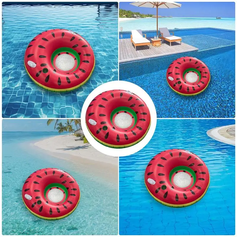 inflatable pływanie koło basen pływające impreza na plaży zabawki deska surfingowa pływający letni arbuz materac dmuchany
