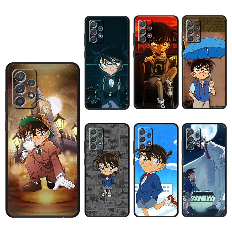 

Japan Anime Detective Conan Case For Samsung Galaxy A71 A12 A13 A52 A51 A21s A72 Phone Cover A31 A22 A32 A52s A03 Silicone Funda