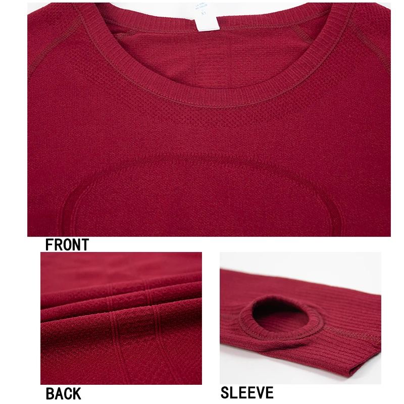 Футболка NWT Rapid Tech женские футболки с длинным рукавом Спортивный сетчатый топ для