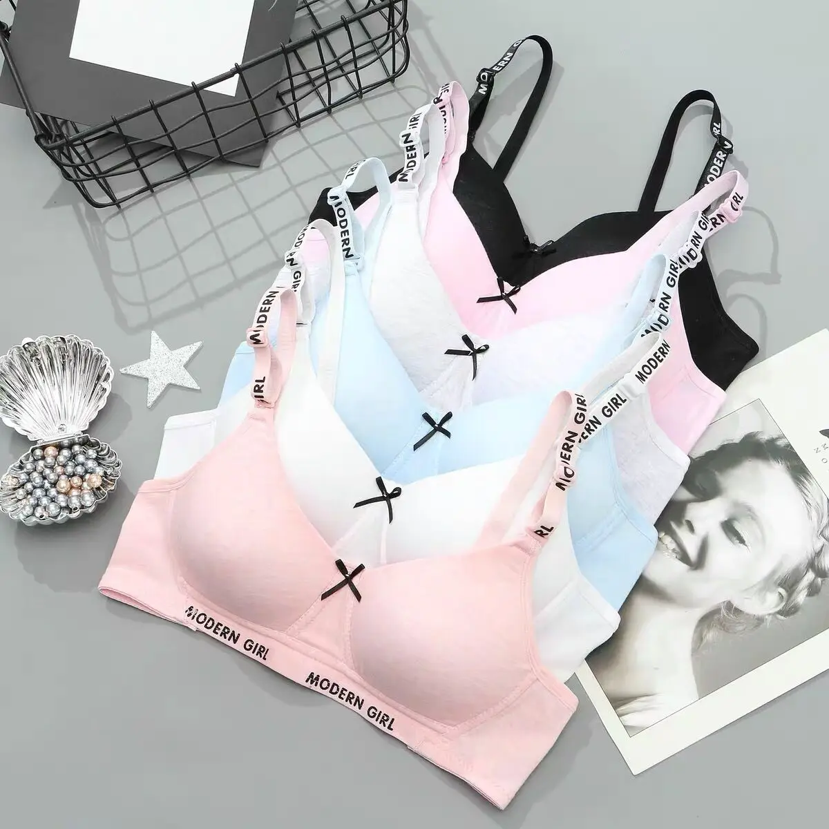 Teenage Girl Underwear Puberty Young Girls Small Bras Children Teens Training Bra for Kids Teenagers Lingerie