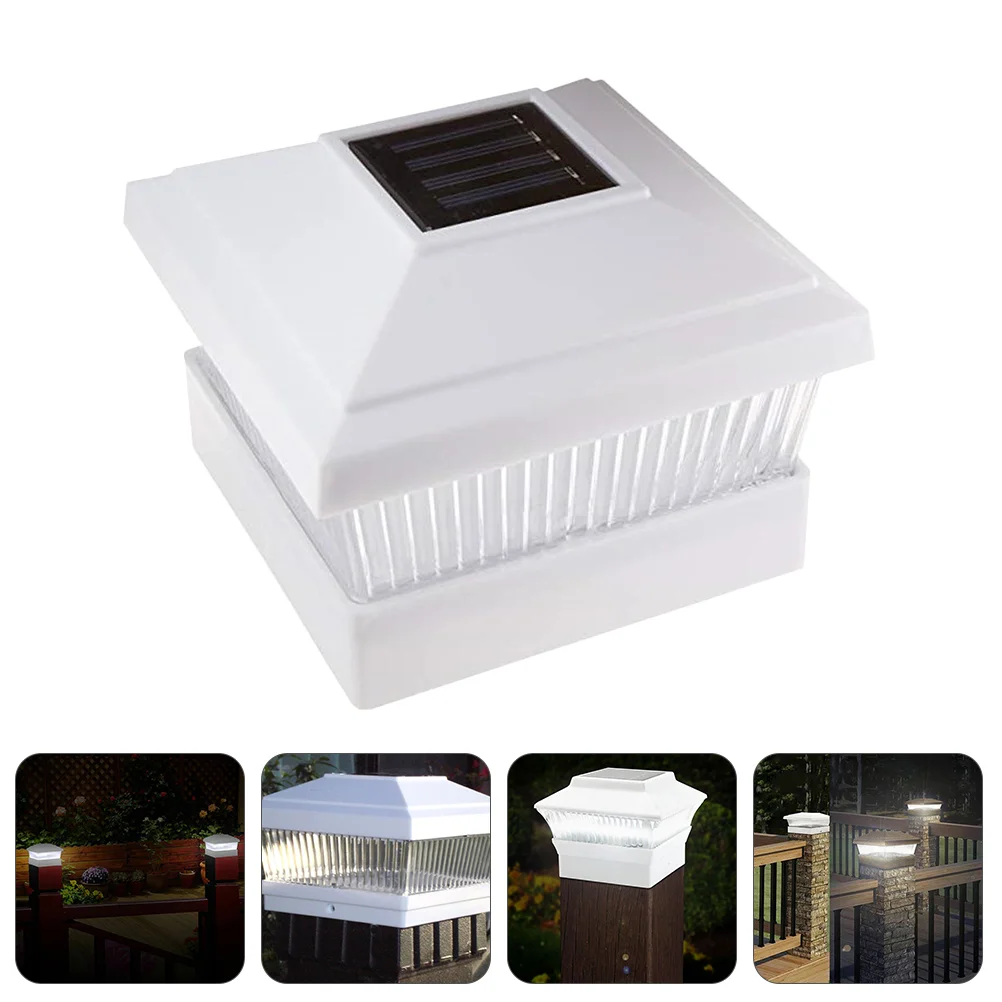 

1 Pc Waterproof Garden Lamp Outdoor Solar Light Practical Fence Light (White)