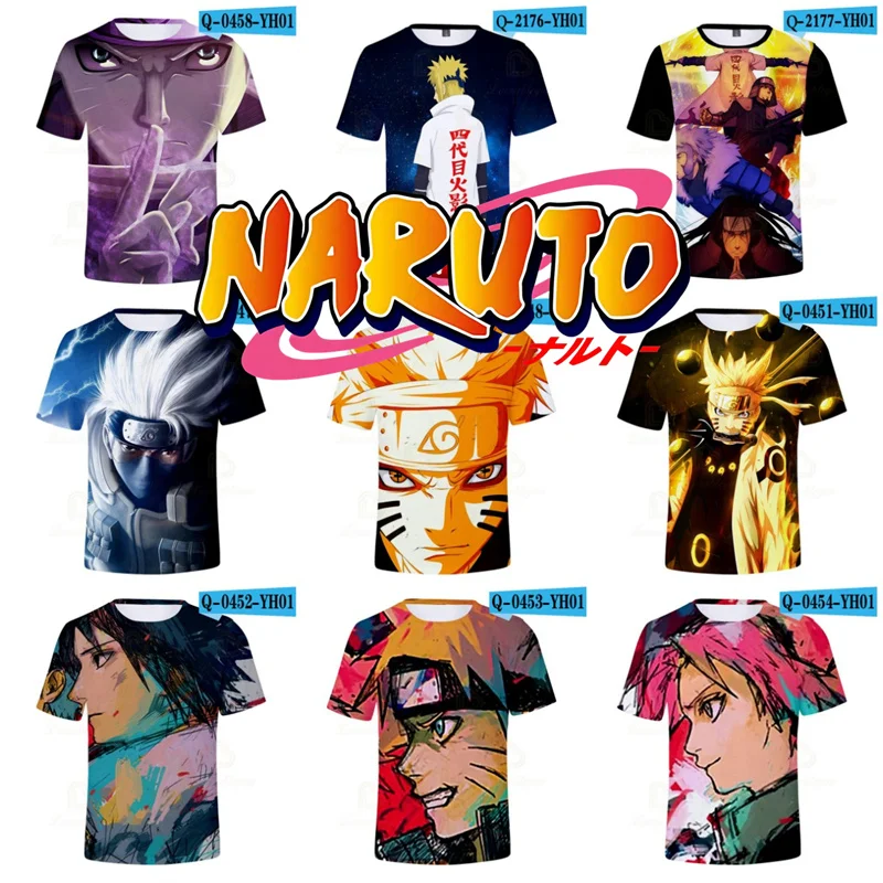 

Akatsuki Outerwear Tops Sharingan Uzumaki Naruto Summer T-shirt Tees Itachi Sasuke Oversized Cosplay Thin Uchiha Sasuke Costumes