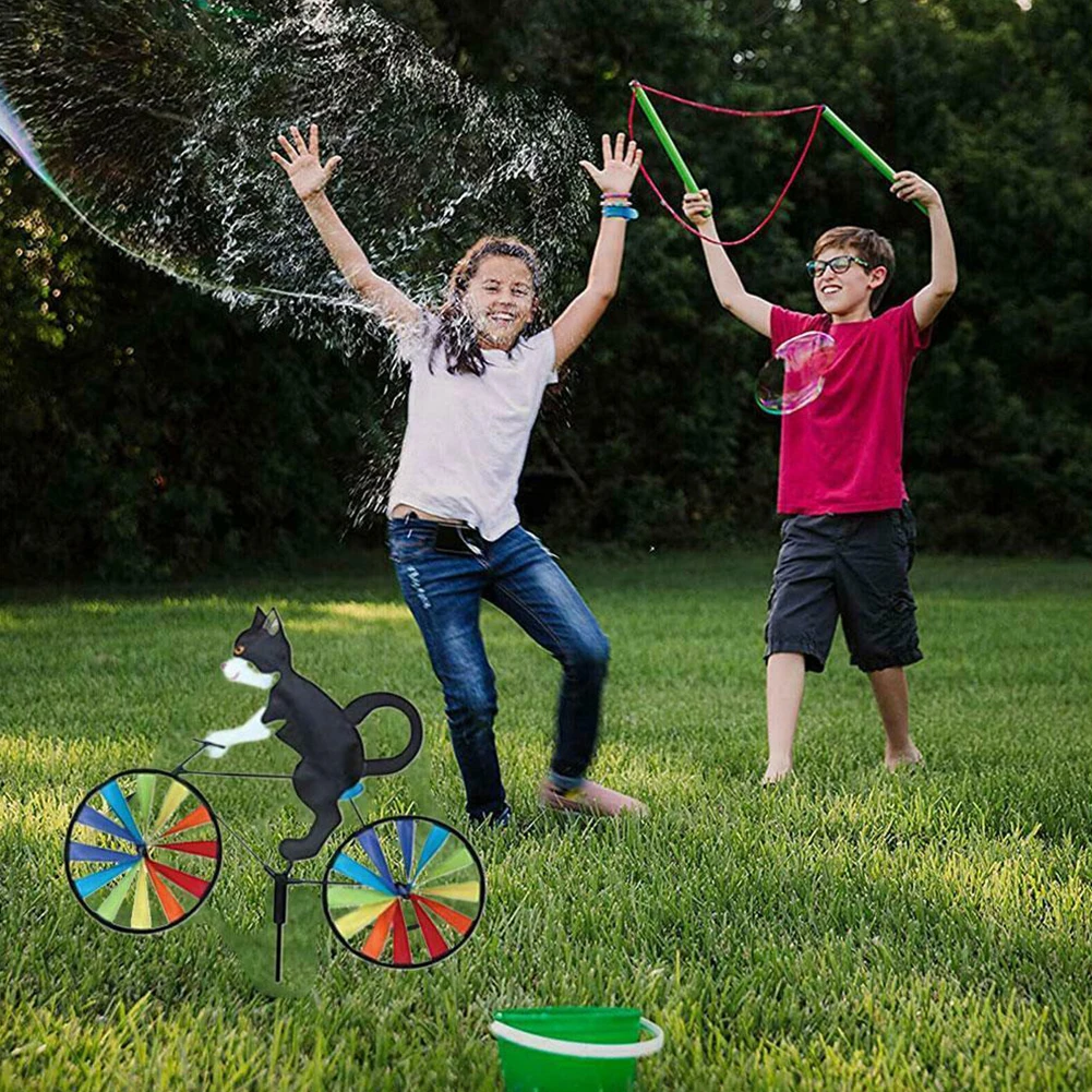 Дзига уличный орнамент игрушка в подарок садовая ветряная мельница пластик 3D DIY