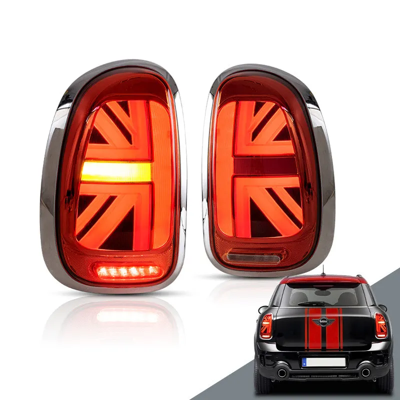 

Car LED Running + Brake + Fog Tail Light Taillight Assembly For BMW MINI R60 M Flag Style Turn Signal Lights 2010-2016