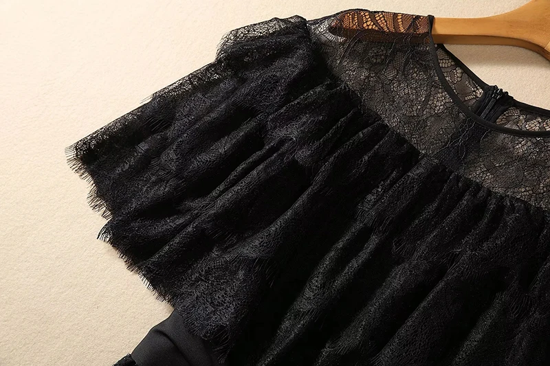 Элегантные и красивые женские платья MIUXIMAO 2023 Модное Длинное кружевное платье в