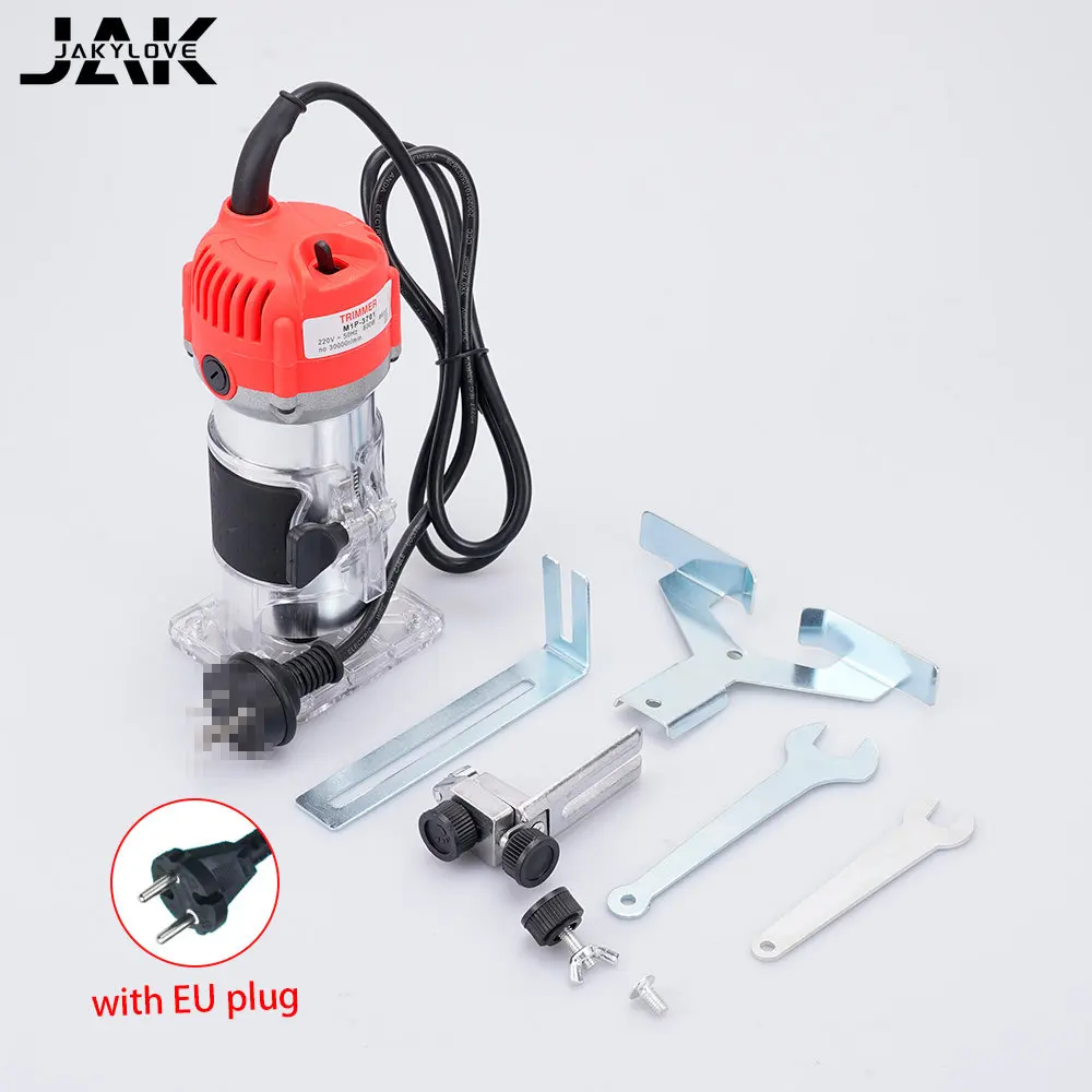Электрический ручной триммер, 220 В, 800 Вт, 30000 об/мин, для дерева, 6,35 мм, 0,25 дюйма, триммер, роутер, столяры, электроинструменты для деревообработки