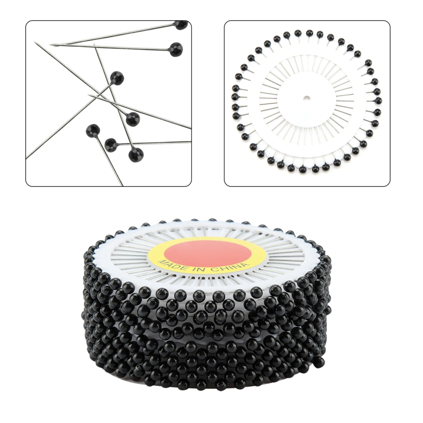 480 шт. прямые булавки с искусственным жемчугом
