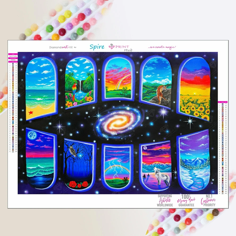 

Набор для алмазной живописи «Windows of the Soul»