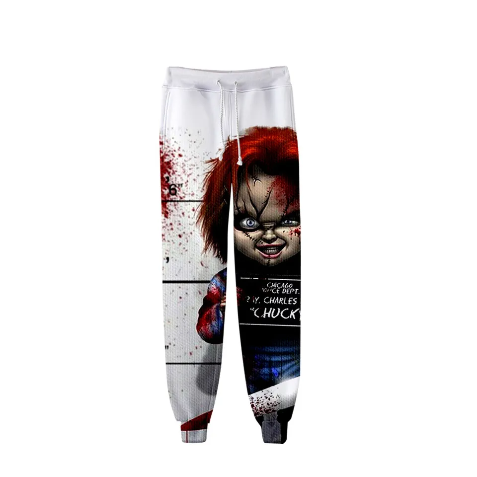 

New Pants The evil Good Guys Toy Sweat Pants Halloween Chucky Joggers Pants Trousers Men/Women Clothing Hip Hop Pantalon Homme S