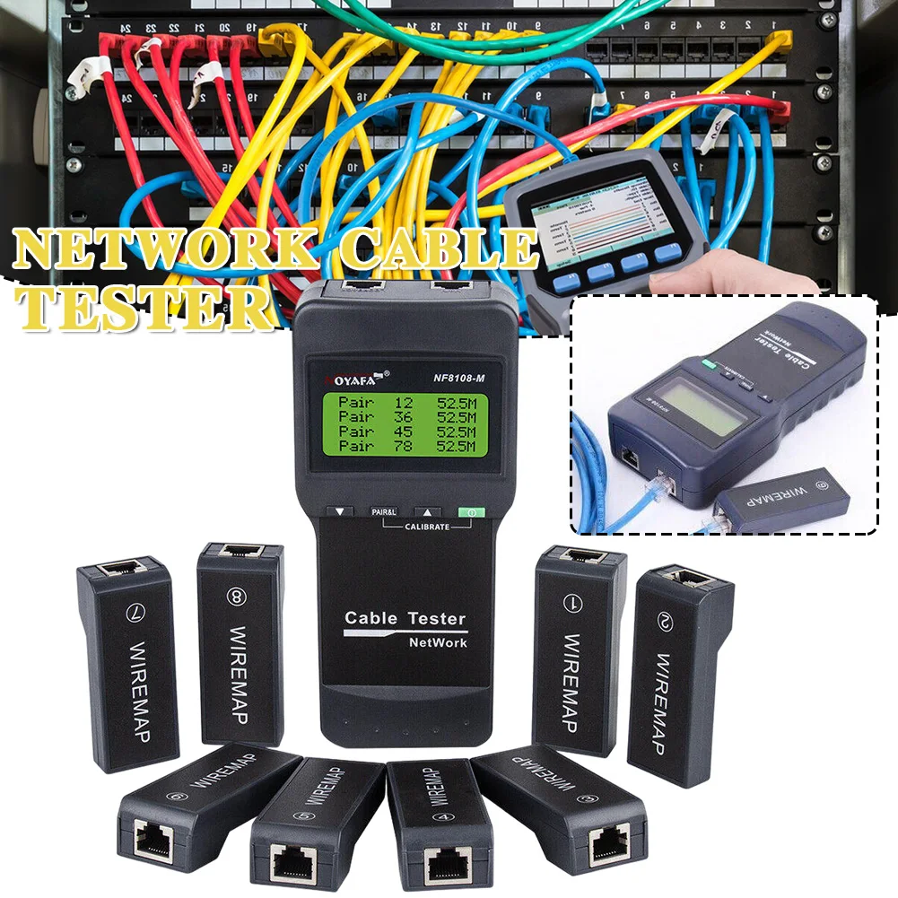 

Internet Cable Test Meter High-sensitivity Networks Length Measure Tool For Electric Lines