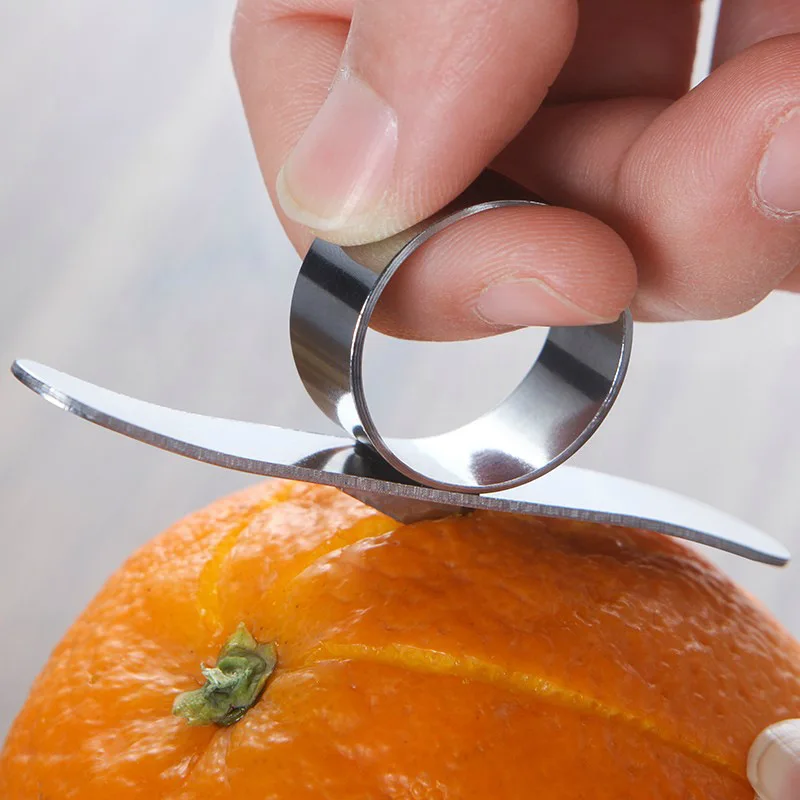 

Handy Household Stainless Steel Orange Peeling Peeler High Quality Safety Convenient Orange Peeling Opener Fruit Peeler