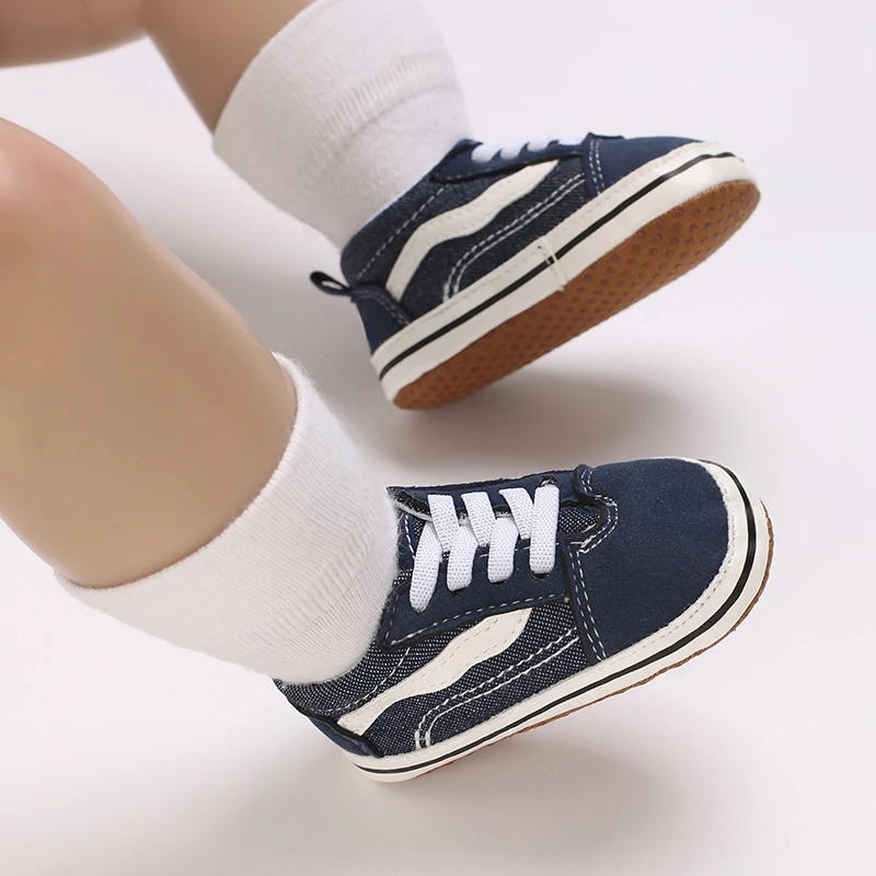 Унисекс Cotton Kicks Для Малышей — Классические Туфли Кроватки На Мягкой Нескользящей