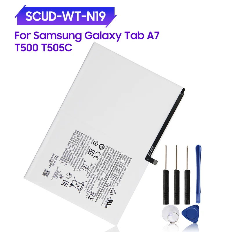 

For Samsung Tablet Battery SCUD-WT-N19 For Samsung Galaxy Tab A7 T505C T500 Replacement Battery 6820mAh