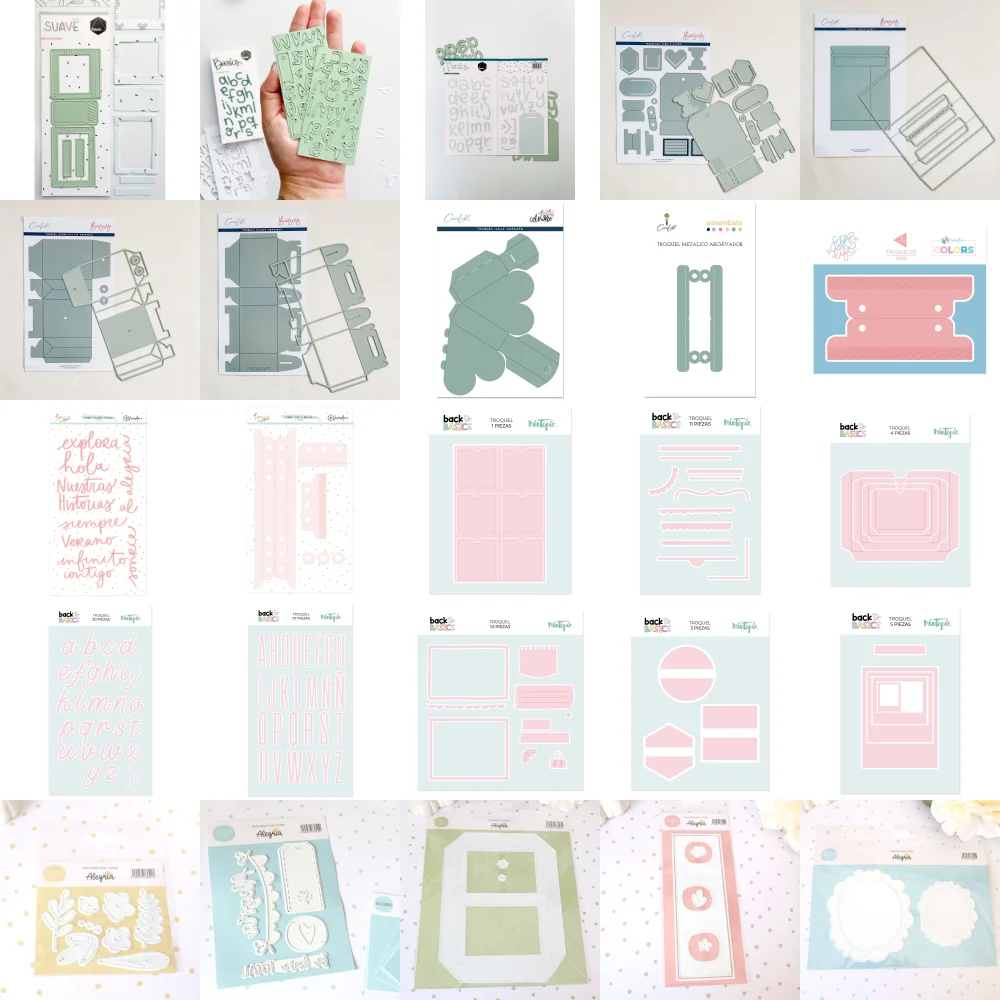 

New 2023 Spanish Box Foundation Frame Metal Cutting Dies for DIY Scrapbooking Album Paper Cards Decorative Crafts Embossing Die