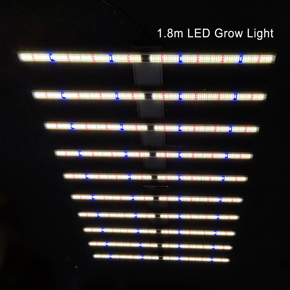 2023Latest upgrade LED Grow Light 1000W Biggest 6ft 1.8M Full Spectrum Grow Light Bar Commercial Dimmable Veg Flower Phytolamps
