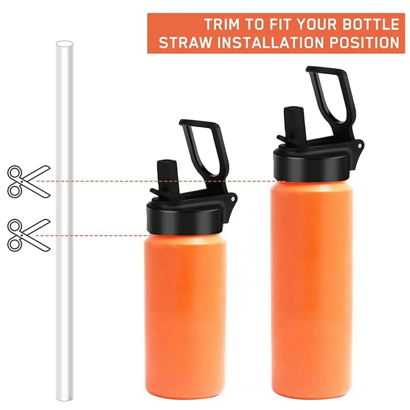 Соломенная крышка для воды изолированная спортивная бутылки с водой сопла 12-64