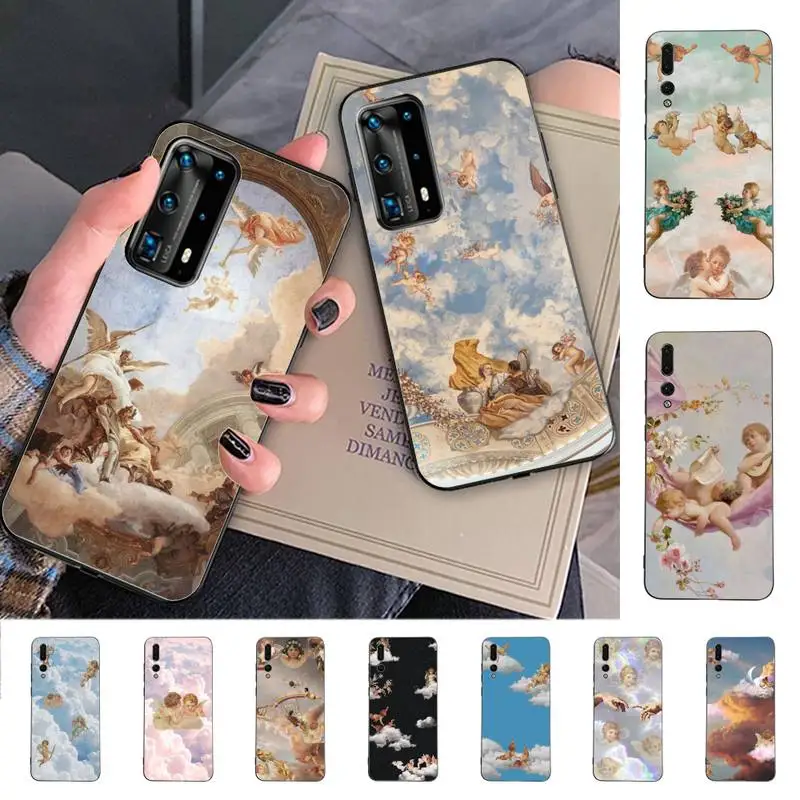 

Angel Cupid Art Aesthetic Phone Case for Huawei P30 40 20 10 8 9 lite pro plus Psmart2019