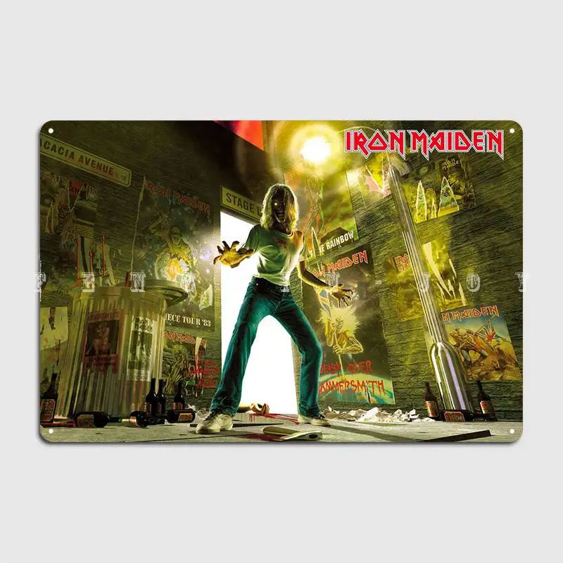 

Ранние дни, металлический знак, кинотеатр, кухня, клуб, бар, печать, жестяные пластинки Sign, постер