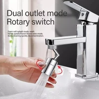 nozzle for faucet 720 degree rotating tap filter tip water bubbler faucet anti splash economizer kitchen shower accessories