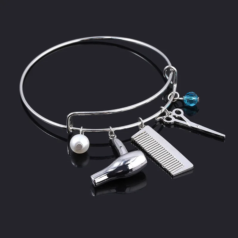 Новинка Браслет парикмахерский индивидуальный комбинированный гребень ножницы