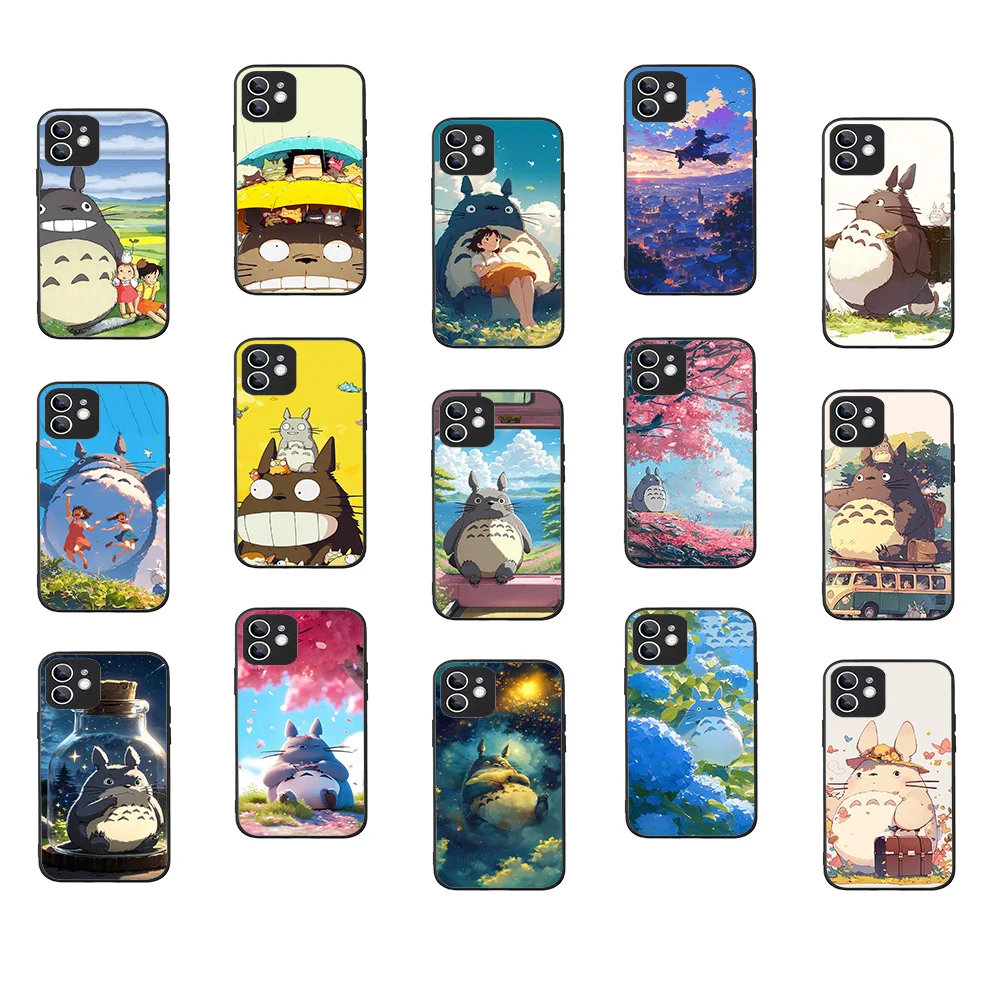 Флейт Кот черный силиконовый флейт для VIVO Y19 Y20 Y20I Y21 Y22 Y30 Y31 Y33 Y35 Y36 Y50 V29 T1 S