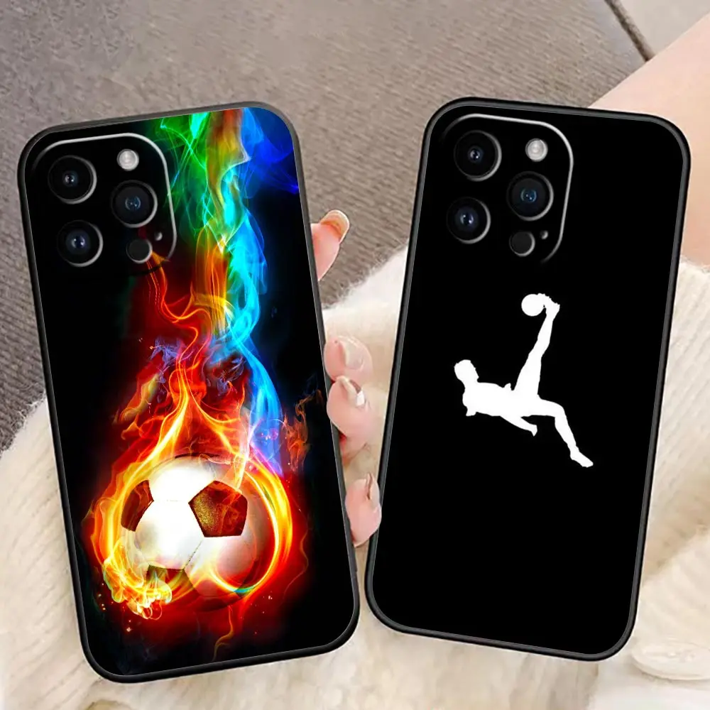 

Funda Coque Case For iphone Apple 14 13 12 11 Pro Capa XS Max Mini X XR SE 8 7 6S 6 Plus 5S Case Para Soccer Ball Sport Football