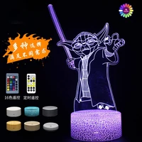 hasbro death star wars night light 3d colorful led light touch remote control desk lamp christmas gift birthday present