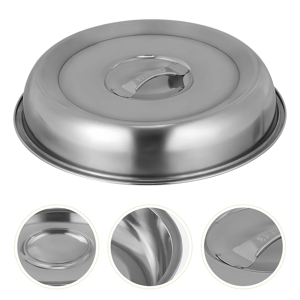 

Cover Dome Basting Lid Griddle Melting Cheese Stainless Steel Grill Steak Metal Pot Round Steaming Steam Covers Burger Plate