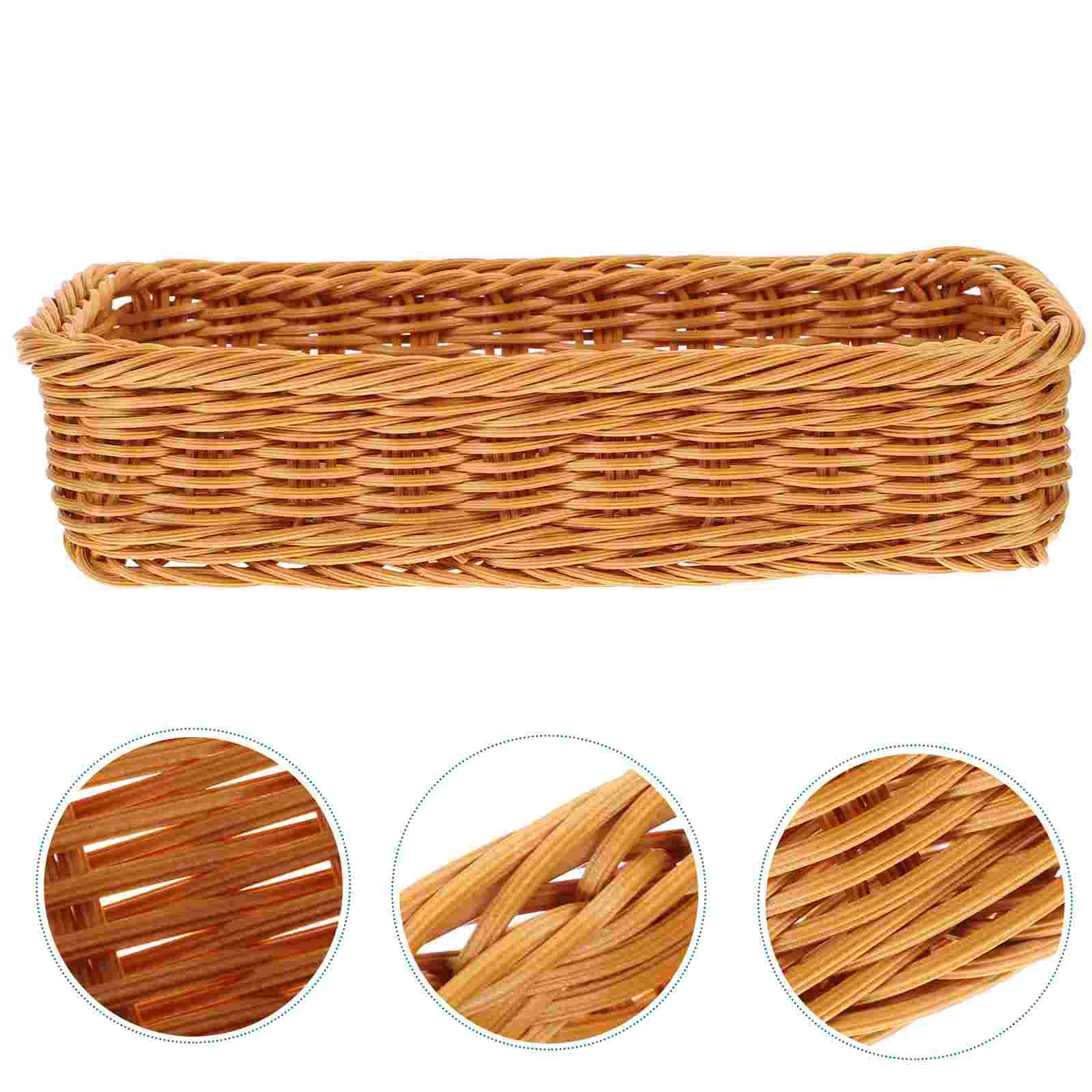 

Seasoning Jar Storage Box Jars Snack Basket Seagrass Shelf Sundries Snacks Arranger Plastic Woven