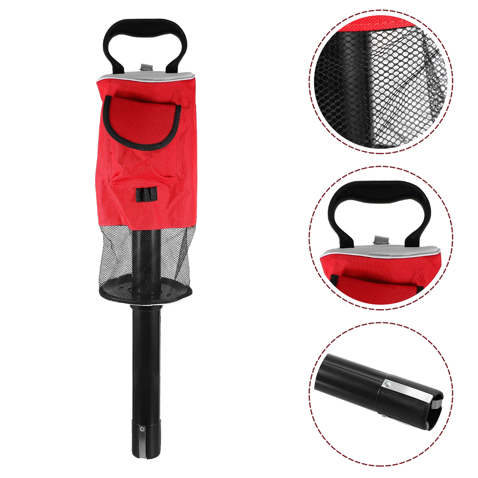 

Golf Ball Picker Grabber Reacher Tool Detachable Golfs Collector Picking Retriever Storage Practical Nylon Pick-up Bag