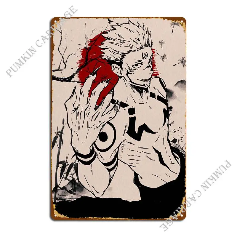 

Jujutsu Kaisen Metal Sign Wall Cave Party Custom Wall Decor Tin Sign Poster