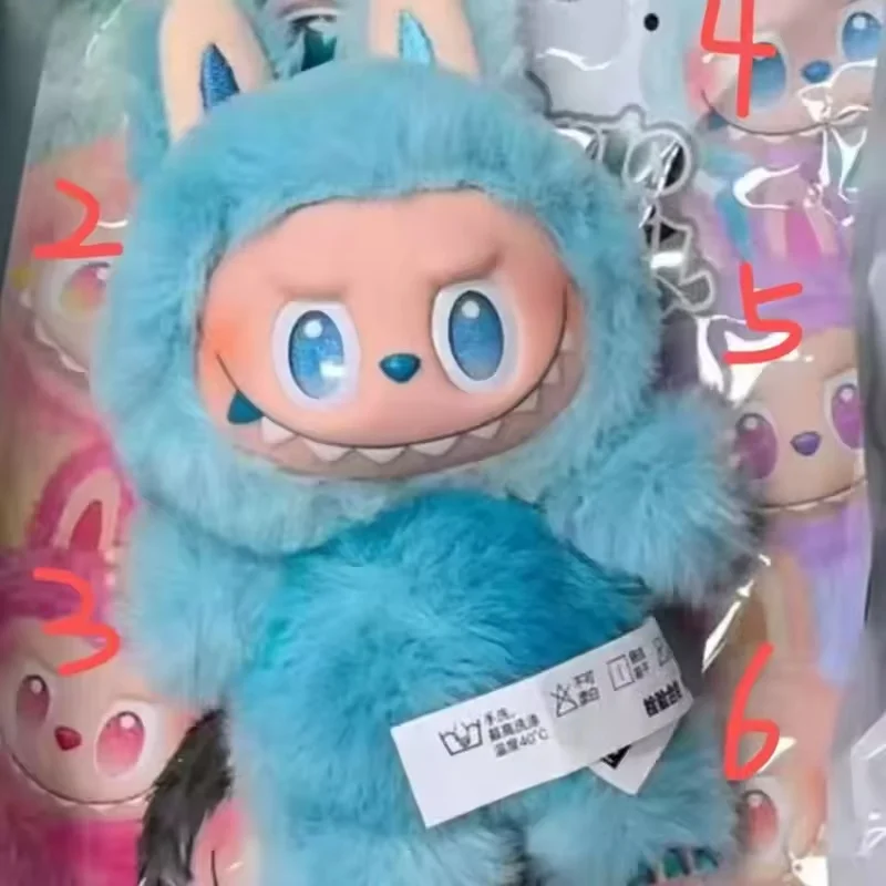 Фото Новый оригинальный Labubu V3 The Monsters Big Into Energy Series виниловый плюшевый кулон слепая коробка лицо кукла фигурка брелок подарок №2