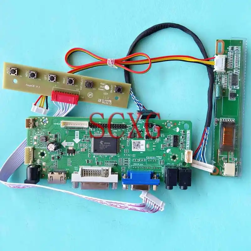 

For B152EW01 V0 V1 V2 Laptop Display Screen Controller Board LVDS 20 Pin DIY Kit 15.2" 1-CCFL HDMI-Compatible VGA DVI 1280*854