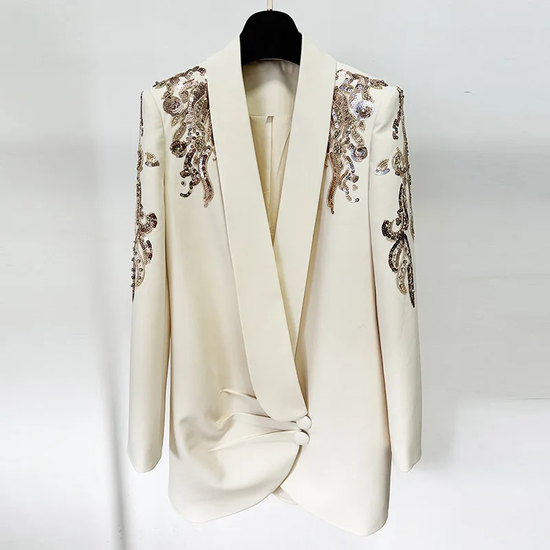 HKSH 2024 весенне-осенний новый женский темпераментный топ модный кружевной с